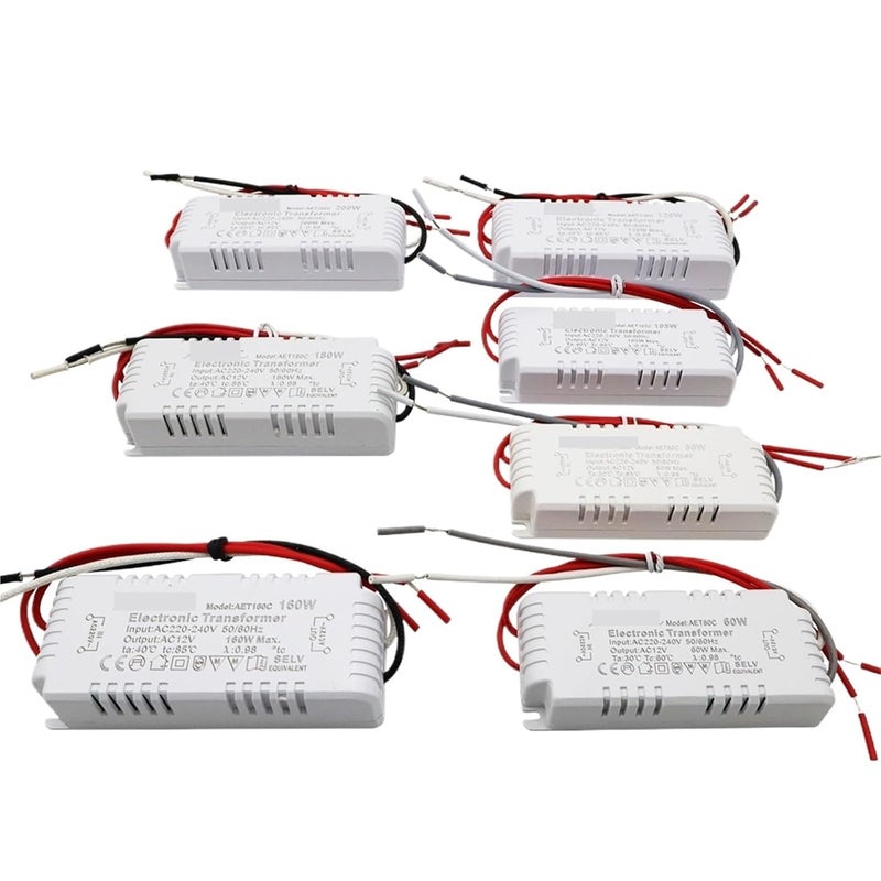 200W محول إلكتروني قابل للتعتيم من AC220V إلى AC12V لمصابيح الهالوجين الكريستالية G4 و G5 و 3 كوارتز - Image 1